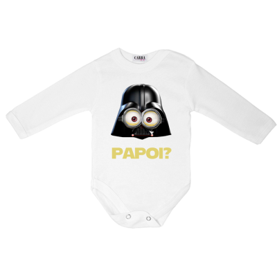 Carra Vader Minion бебешко боди